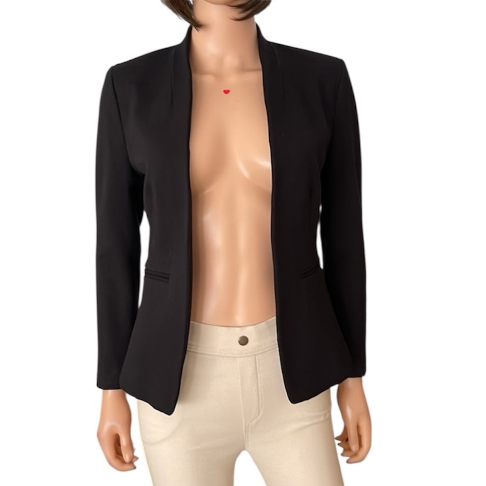 J. Crew black open blazer